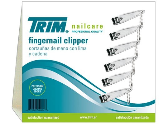 Cortauñas Chico Trim exhibidor x 12 un.