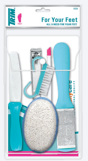 Set completo para pié x 6 art.