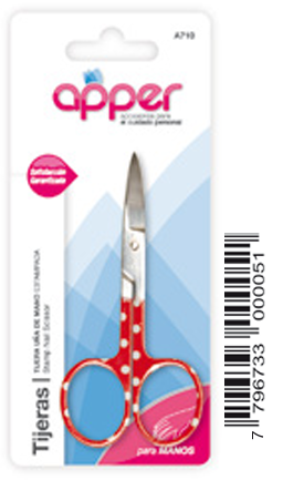 Tijera uña de mano Estampada APPER