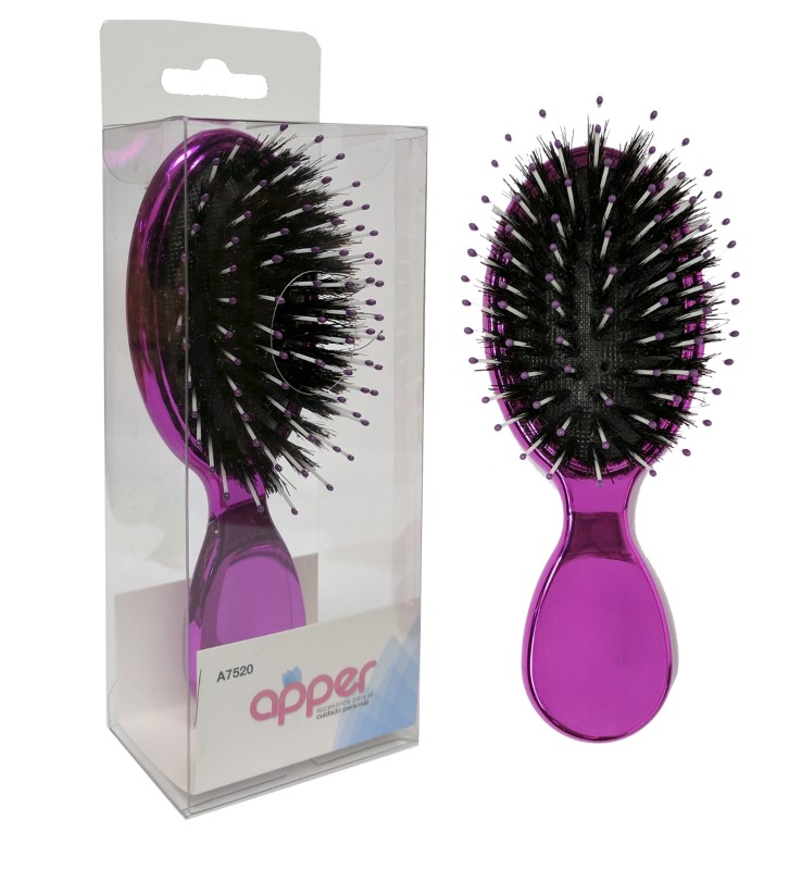 Cepillo de cartera cromado