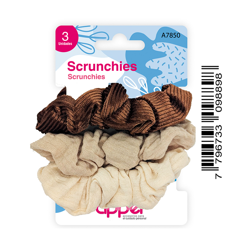 Scrunchies x 3 un.