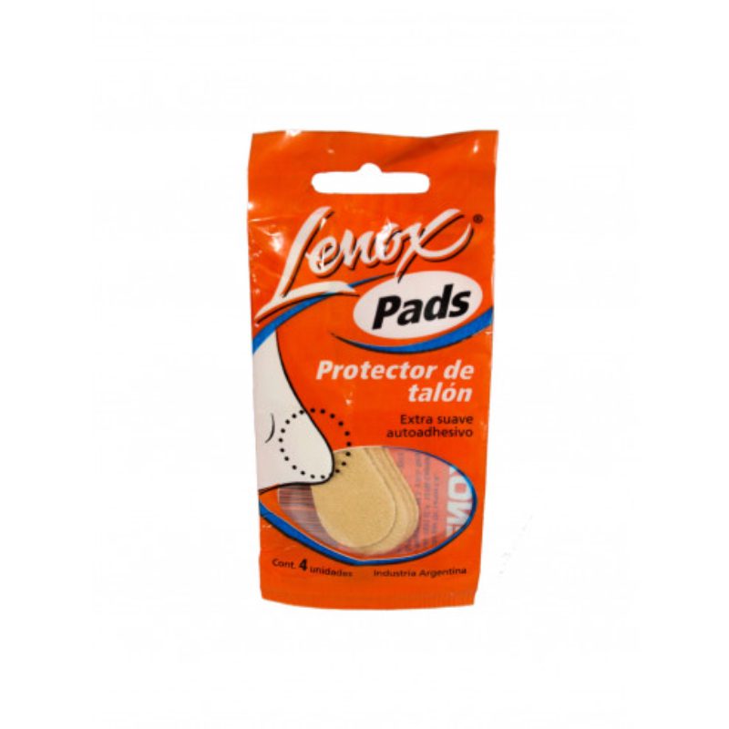 LENOX PADS PROTECTOR DE TALÓN. Sobre x 4 unidades, tamaño unico 