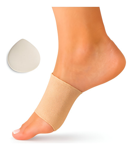BANDA METATARSAL MODERADORA. Gel revestido caja x 2 unidades, tamaño extra grande 