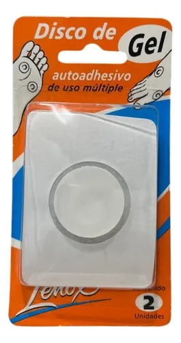 DISCO CON GEL AUTOADHESIVO. Blister x 2 unidades, tamaño único 