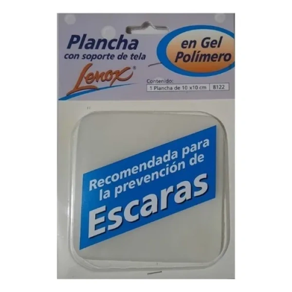 PLANCHAS DE GEL CON TELA. ENVASE x 1 Unid. 20 x 20 cm s/autoadh.