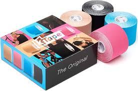 K-TAPE KUMBRINK. CAJA X 4 ROLLOS (5 mts x 5 mts) Mix 4 colores