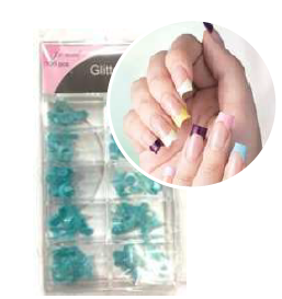 [BR2003] UÑAS POSTIZAS TIPS - CAJA CON 100 UNIDADES