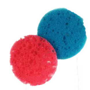 [BR2036] ESPONJA  de LIMPIEZA FACIAL x 2