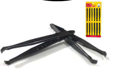 [BR2045] PINZA DE DEPILAR - XZN 410 - Hueca Negra