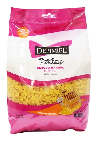 [BR7004] DEPIMIEL  Cera en Perlas Natural x 800g