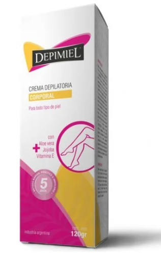 [BR7007] DEPIMIEL  Crema Dep. Ultrarap. p/Cuerpo x 120g Clasica