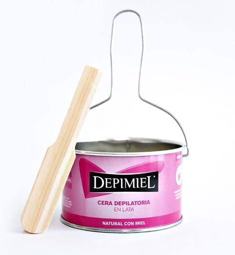 [BR7012] DEPIMIEL  CERA EN LATA NATURAL CON ESTUCHE x 200gr