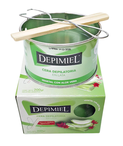 [BR7013] DEPIMIEL  CERA EN LATA VEGETAL CON ESTUCHE x 200gr