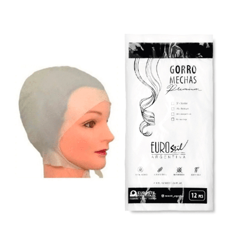 [BR11005] BOLSA 12 GORROS PARA MECHAS DE LATEX, STANDART