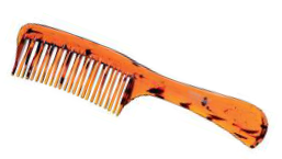 [BR11039] PEINE ESCARPIDOR PÚA DOBLE CAREY