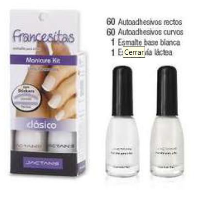 [BR14004] JACTANS KIT DE ESMALTE FRANCESITA