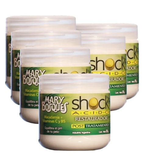 [BR15014] Shock Acido-equilibrante post tratamientos quimicos-pote x 200 g.-