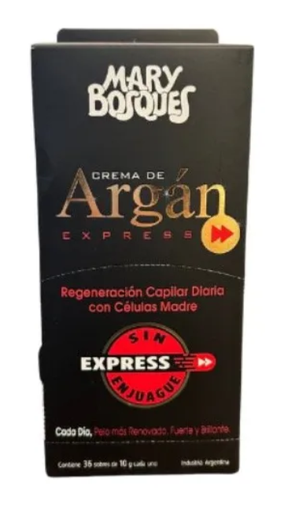 [BR15054] Crema de Argan Express-sin enjuague-sobre x 10 g.-caja x 36 u.