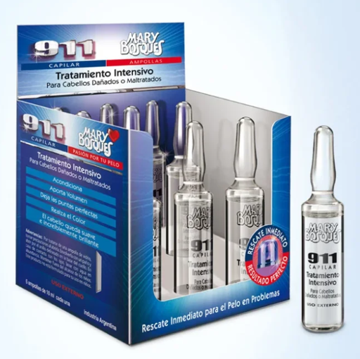 [BR15061] 911 Capilar-rescate inmediato-ampolla x 10 ml.-caja x 6 u.-