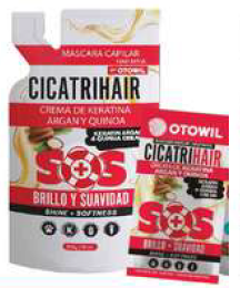 [BR17021] Cicatrihair - Keratina y Argan | Sobre x 25 grs.  SOS ROJO