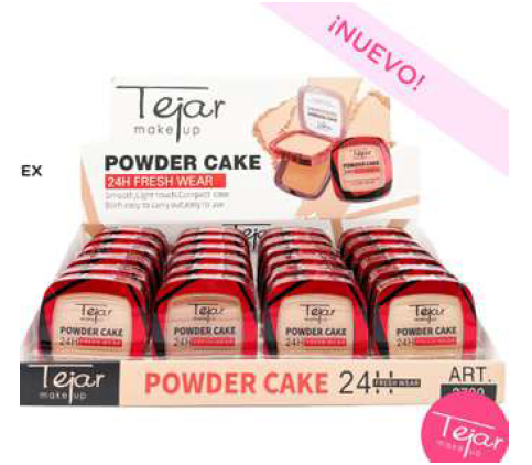 [BR20015] TEJAR POLVO COMPACTO x 8 gr con latex