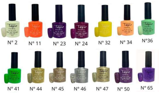 [BR20032] ESMALTES SEMIPERMANENTES COLORES