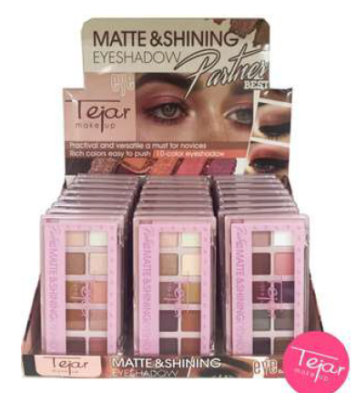 [BR20048] TEJAR SOMBRA P/OJOS MATTE Y SHINING X 10 COLORES