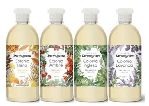 [BR22009] DERMOGREEN COLONIA X 500 ML (4 FRAGANCIAS)    PROMO!! 