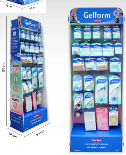 [BR70000] GELFORM GELFORM - EXHIBIDOR DE GEL GRANDE + CARGA