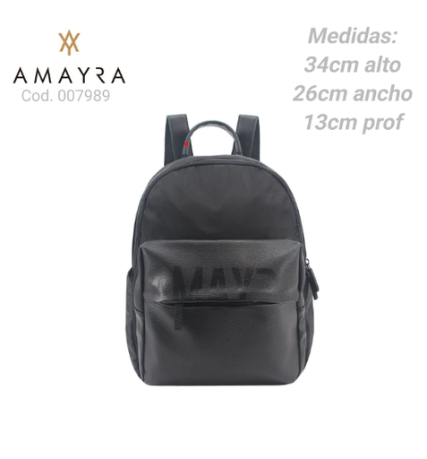 [PL.MA 007989      ] MOCHILA AMAYRA NEGRA                              