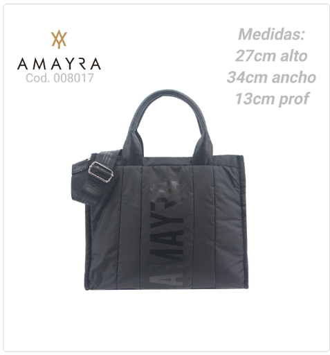 [PL.MA 008017      ] CARTERA AMAYRA NEGRA  PL.MA 008017      