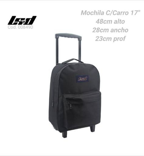 [PL.MA 008490      ] MOCHILA CARRO INFLUENCER  PL.MA 008490      