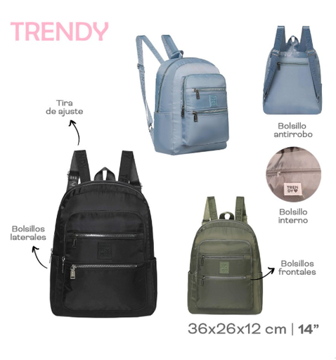 [PL.MA 010215      ] MOCHILA TRENDY  PL.MA 010215      