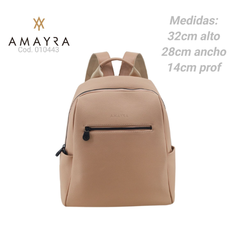[PL.MA 010443      ] MOCHILA AMAYRA CREMA  PL.MA 010443      
