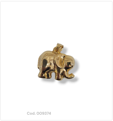 [PL.AC 13799       ] DIJE ACERO INFLADO ENCHAPADO EN ORO                         