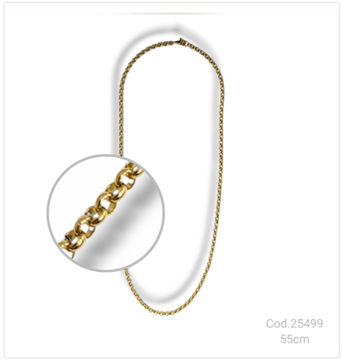 [PL.AC 25499       ] CADENA ACERO DORADO  PL.AC 25499       