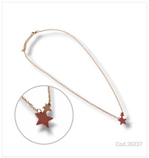[PL.AC 26237       ] COLLAR ACERO DORADO                              