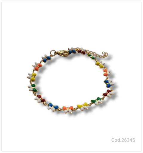 [PL.AC 26345       ] PULSERA ACERO DORADO                              