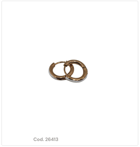 [PL.AC 26413       ] AROS ACERO DORADO  PL.AC 26413       