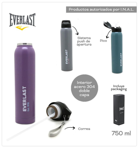 [PL.NV 009322      ] BOTELLA TÉRMICA EVERLAST                              