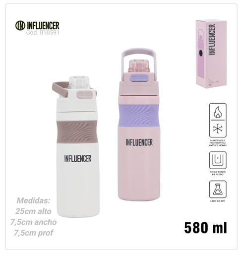 [PL.NV 010591      ] BOTELLA TERMICA INFLUENCER                              