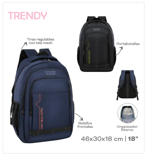 [PL.MA 11979] MOCHILA TRENDY  PL.MA 11979