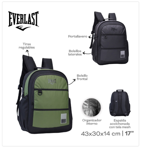 [PL.MA 11973] MOCHILA EVERLAST  PL.MA 11973