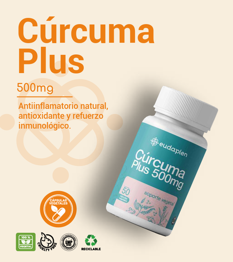 [BR24014] CURCUMA 500 PLUS - x 50 capsulas vegetales