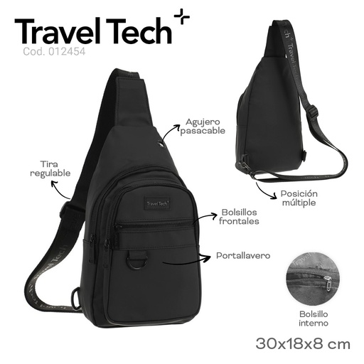 [PL.MA 12453] MOCHILA TRAVEL TECH  PL.MA 12453