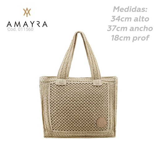 [PL.MA 11560] BOLSO PLAYERO AMAYRA PL.MA 11560