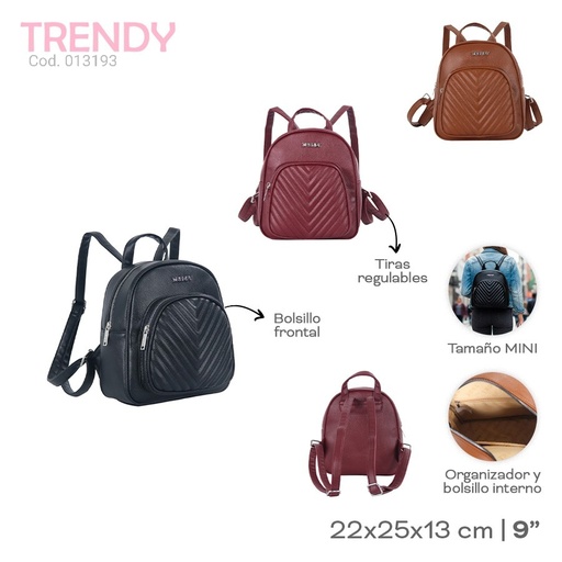 [PL.MA 13193] MOCHILA TRENDY PL.MA 13193 
