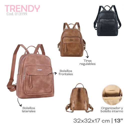 [PL.MA 13199] MOCHILA TRENDY PL.MA 13199