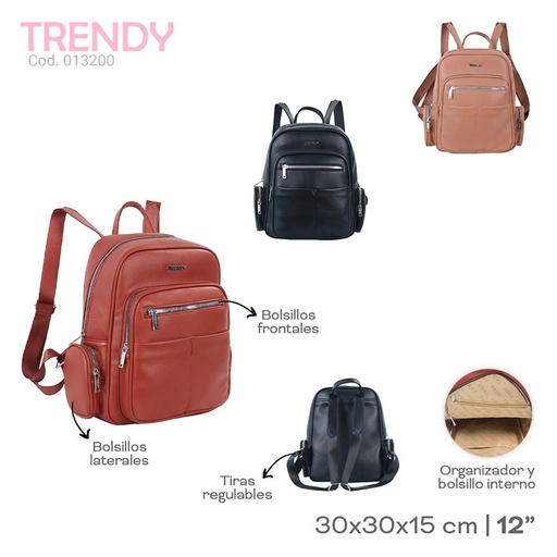 [PL.MA 13200] MOCHILA TRENDY PL.MA 13200