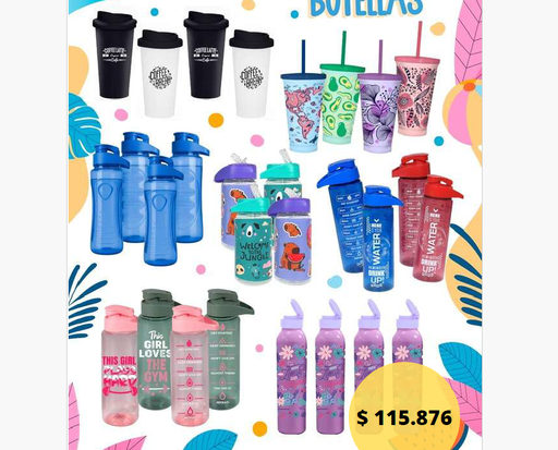 [BR90002] COMBO 6001 - VASOS Y BOTELLAS x 28 uni